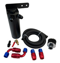 Load image into Gallery viewer, Red Universal Oil Catch Can XL 2Port -8AN + Mounting Bracket Kit + Filter 7.50z