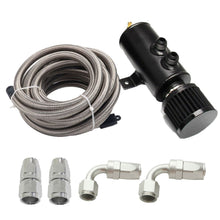 Load image into Gallery viewer, Universal Performance Oil Catch Can 2 Port -10AN Breather 750mL Baffle Tank 5 FT