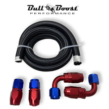Load image into Gallery viewer, AN8 -8AN Fitting Stainless Steel Braided Oil Fuel Hose Line Kit 5Feet