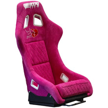 Load image into Gallery viewer, Pink Bull Boost Adjustable Racing Lowered Heartbreak Bucket Seat with Slider Rails