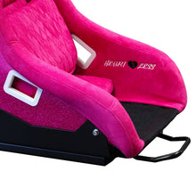 Load image into Gallery viewer, Pink Bull Boost Adjustable Racing Lowered Heartbreak Bucket Seat with Slider Rails