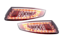 Load image into Gallery viewer, Porsche 911 (997) Chrome/Clear LED Tail Lights (2005-2009)