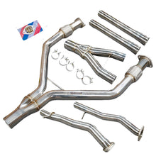Load image into Gallery viewer, 2.5" to 3" Y-Pipe Kit Stainless Steel for 2017-2022 Infiniti Q60 CV37 V6 3.0L Twin Turbo