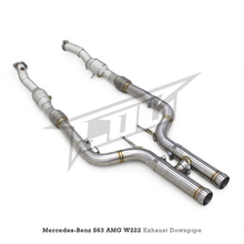 Load image into Gallery viewer, High Flow Catted Stainless Steel Downpipe for Mercedes Benz S560 S580 4.0T