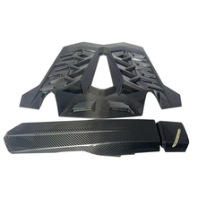 Load image into Gallery viewer, SVV Style Dry Carbon Fiber Rear Wing with Engine Hood for Lamborghini Aventador LP700 LP740 LP750 Coupe