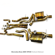 Load image into Gallery viewer, Titanium Valved Catback Exhaust System for Mercedes Benz AMG GT63 GT63S X290