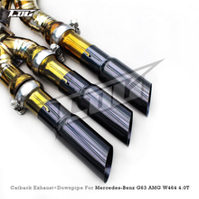 Load image into Gallery viewer, Titanium Catback Exhaust System Downpipes for Mercedes Benz G500 G550 W463