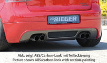 Load image into Gallery viewer, Rieger VW Golf 5 Rear Skirt Extension - Carbon Look