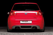 Load image into Gallery viewer, Rieger VW Golf 5 Rear Skirt Extension - Carbon Look
