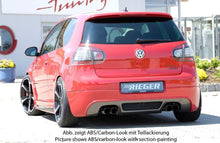 Load image into Gallery viewer, Rieger VW Golf 5 Rear Skirt Extension - Carbon Look