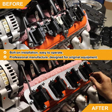 Load image into Gallery viewer, 5.3L LS Square Coil Brackets Valve Cover For D581 D514A D510C 12558693 LSX Swap Truck LS1 LS3 LS2 LQ4 LQ9 LS6 L92 L99 L33 LR4
