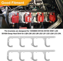 Load image into Gallery viewer, 5.3L LS Square Coil Brackets Valve Cover For D581 D514A D510C 12558693 LSX Swap Truck LS1 LS3 LS2 LQ4 LQ9 LS6 L92 L99 L33 LR4