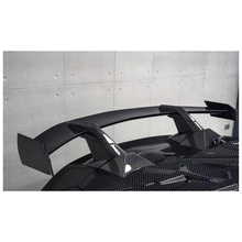 Load image into Gallery viewer, SVV Style Dry Carbon Fiber Rear Wing with Engine Hood for Lamborghini Aventador LP700 LP740 LP750 Coupe