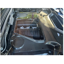 Load image into Gallery viewer, Prepreg Carbon Fiber Engine Bay Cover for Chevrolet Corvette C8 Z51 Z06 HTC Convertible