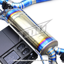 Load image into Gallery viewer, Valved Titanium Catback Exhaust System Downpipe for BMW M5 F90 4.4T