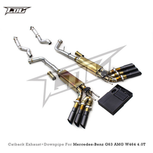 Load image into Gallery viewer, Titanium Catback Exhaust System Downpipes for Mercedes Benz G500 G550 W463