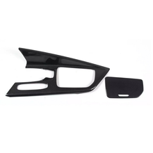 Load image into Gallery viewer, Carbon Fiber Center Console Cover + Cup Holder Lid Cover for Chevrolet Corvette C8
