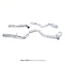 Load image into Gallery viewer, High Flow Catted T304 Stainless Downpipe for Mercedes Benz G500 W463A 4.0T