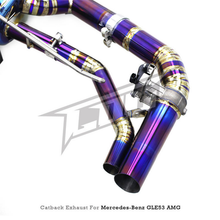 Load image into Gallery viewer, Titanium Catback Exhaust System for Mercedes Benz GLE53 AMG W167 3.0T