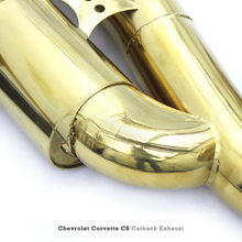 Load image into Gallery viewer, Valved Gold Plated Catback Exhaust Carbon Fiber Tips for Corvette C8