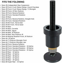 Load image into Gallery viewer, Inner Axle Side Seal Installation Tool For Dana 30/44/60 Axles Front Differentials