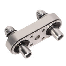 Load image into Gallery viewer, Transmission Cooler Line Adapter Plate with Gasket and 6AN Fittings Compatible with 6L80E 6L90E 8L90E Oil Seal Line Connector for Braided Hose Set
