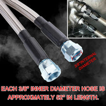 Load image into Gallery viewer, Flexible SS Braided Transmission Cooler Hose Line For GM Chevy 1996 &amp; Newer 4L80E