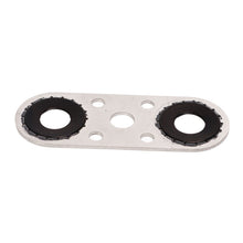Load image into Gallery viewer, Transmission Cooler Line Adapter Plate with Gasket and 6AN Fittings Compatible with 6L80E 6L90E 8L90E Oil Seal Line Connector for Braided Hose Set