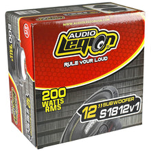 Load image into Gallery viewer, Audio Legion S1812 12" Subwoofer Dual 4 Ohm - High Output Bass Speaker