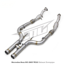 Load image into Gallery viewer, High Flow Catted Stainless Steel Downpipe for Mercedes Benz S560 S580 4.0T