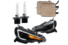 Load image into Gallery viewer, Scion FR-S Subaru BRZ Toyota GT86 1st Gen (ZN6/ZC6) Black Dual Beam Projector Headlights (2012-2021)
