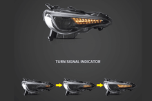 Load image into Gallery viewer, Scion FR-S Subaru BRZ Toyota GT86 1st Gen (ZN6/ZC6) Black Dual Beam Projector Headlights (2012-2021)