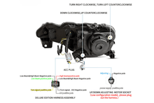 Load image into Gallery viewer, Scion FR-S Subaru BRZ Toyota GT86 1st Gen (ZN6/ZC6) Black Dual Beam Projector Headlights (2012-2021)