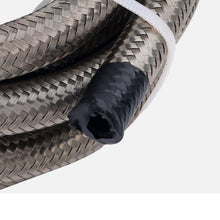 Load image into Gallery viewer, 10AN/8AN/6AN Fitting Stainless Steel Braided Oil Fuel Hose Line Kit 5Feet Silver