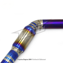 Load image into Gallery viewer, Titanium Single Exit Catback Exhaust System for Toyota Supra A90 3.0T