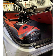 Load image into Gallery viewer, Carbon Fiber Seat Trim Cover for BMW G80 M3 G82 G83 M4