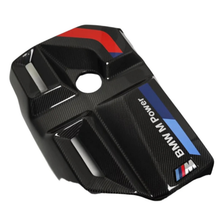 Load image into Gallery viewer, Carbon Fiber Engine Cover w/ M Stripe for BMW G87 M2 G80 M3 G82 G83 M4