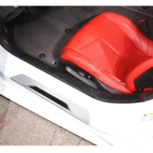 Load image into Gallery viewer, Carbon Fiber Interior Door Sill Trim Cover for Chevrolet Corvette C8 Z51 Z06
