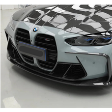 Load image into Gallery viewer, Prepreg Carbon Fiber PT Style Front Bumper Trim for BMW G8X G80 M3 G82 G83 M4