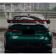 Load image into Gallery viewer, Prepreg Carbon Fiber LED Swan Neck Rear Wing for BMW G8X G80 M3 G82 M4 G87 M2