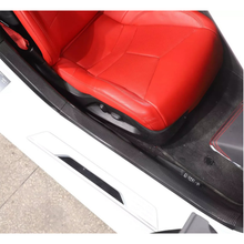 Load image into Gallery viewer, Carbon Fiber Interior Door Sill Trim Cover for Chevrolet Corvette C8 Z51 Z06