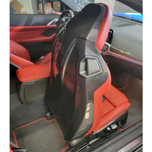 Load image into Gallery viewer, Carbon Fiber Full Seat Back Cover for BMW G80 M3 G82 G83 M4 G87 M2