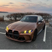 Load image into Gallery viewer, Facelift Snake Eyes Dual Color DRL Headlight V2 Upgrade for BMW G8X G80 M3 G82 M4 G22 G26 4 Series