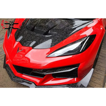 Load image into Gallery viewer, V3 Vented Carbon Fiber Hood Bonnet for Chevrolet Corvette C8