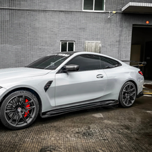 Load image into Gallery viewer, Prepreg Carbon Fiber TK Finned Side Skirts for BMW G80 M3 G82 M4