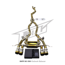Load image into Gallery viewer, Valved Titanium Catback Exhaust System for BMW M3 M4 G80 G82 3.0T