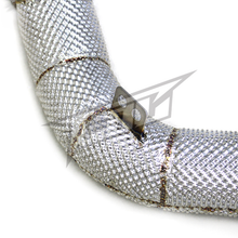 Load image into Gallery viewer, Stainless Catted Downpipe Heat Shield for BMW M5 F90 4.4T