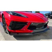 Load image into Gallery viewer, V Style Carbon Fiber Front Lip for Chevrolet Corvette C8