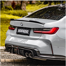 Load image into Gallery viewer, Carbon Fiber Rear Diffuser w/ Brake Light &amp; Splitter for BMW G80 G81 M3 G82 G83 M4