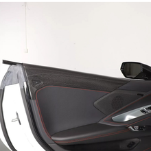 Load image into Gallery viewer, Carbon Fiber Interior Door Upper Panel Trim Cover for Chevrolet Corvette C8